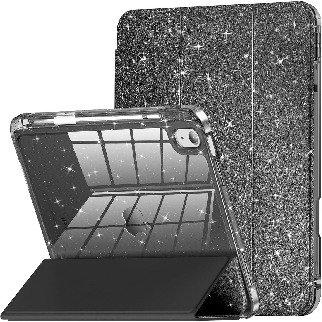 Husă protecție pentru tabletă, DEISNGB, 11 inch, suport pentru creion, ultra-subtire, Negru