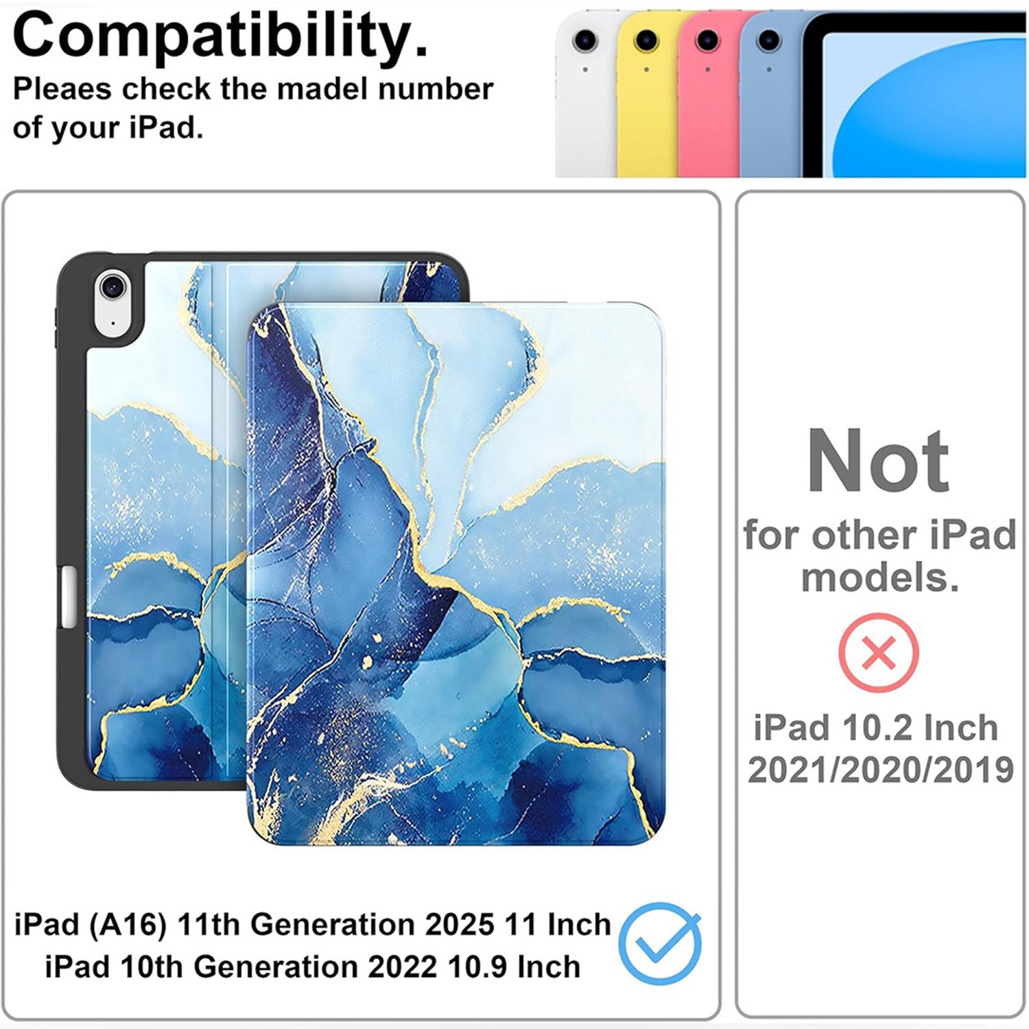 Husă de protecție pentru tabletă, DEISNGB, 11 inch, gri, suport pentru stilou, ultra-subțire