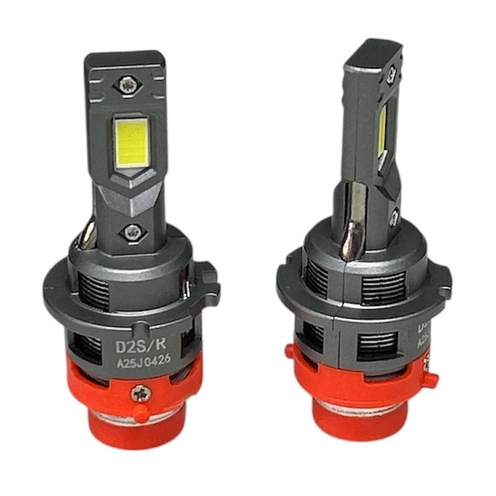 Set Becuri LED D2S - 200W, 30000 Lumeni, 6500K, 9-32V