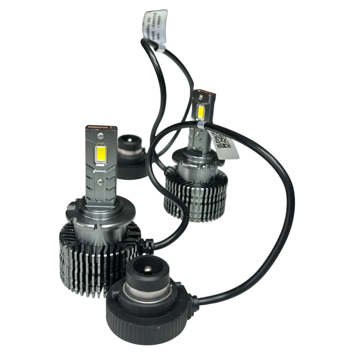 Set Becuri LED D2S - 120W, 20000 Lumeni, 6500K, 9-32V