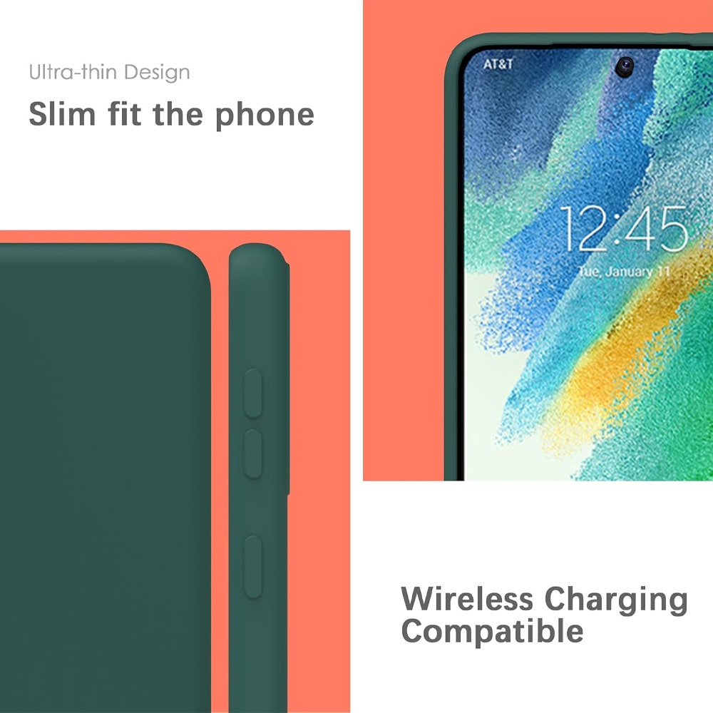 Husa Protectie din Silicon pentru Honor 90, Decupaje Precise, Stylish Anti-Slip Design, Materiale de Calitate Superioara, Verde