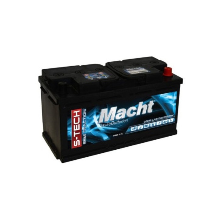 Baterie Auto Macht SEMITRACTIUNE, 12V 90 AH, 353x175x190mm