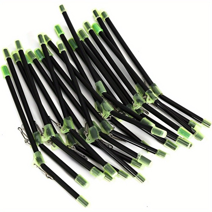 20 conectori de echilibru pentru pescuit, accesorii de pescuit rotative anti-incurcare, echipament de pescuit anti-incurcare, conectori de fixare a carligelor, accesorii de pescuit pentru tevi, negru