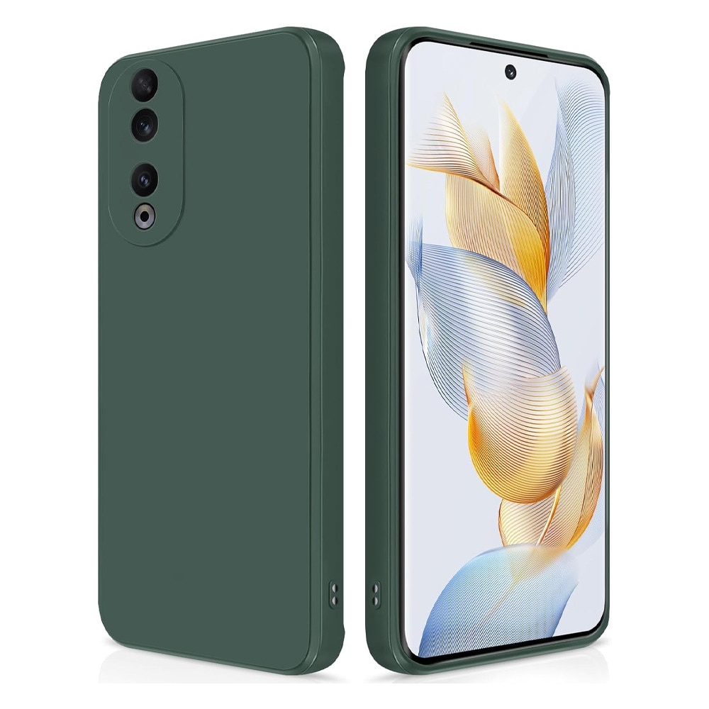 Husa Protectie din Silicon pentru Honor 90, Decupaje Precise, Stylish Anti-Slip Design, Materiale de Calitate Superioara, Verde