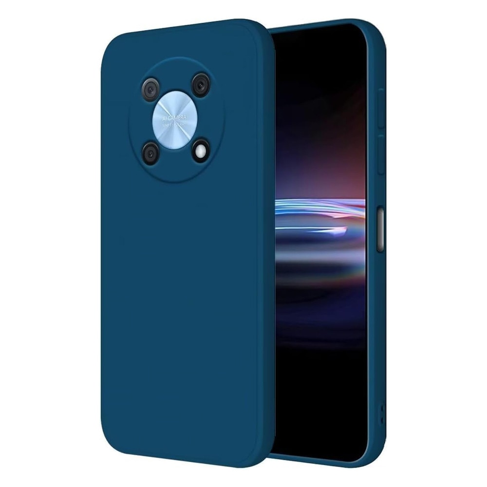 Husa Protectie din Silicon pentru Huawei Nova Y90, Decupaje Precise, Stylish Anti-Slip Design, Materiale de Calitate Superioara, Albastru