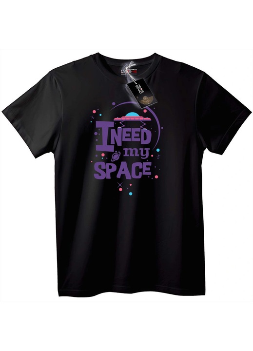 Tricou Am Nevoie de Spațiu, Negru