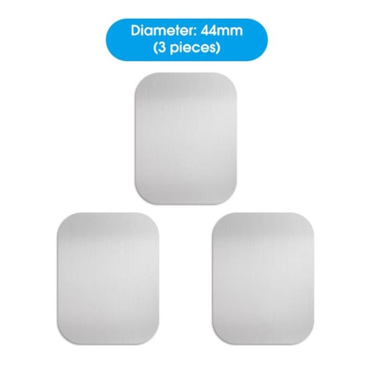 3 db-os szett, vezeték nélküli töltőhöz való mágneses upgrade, ezüst