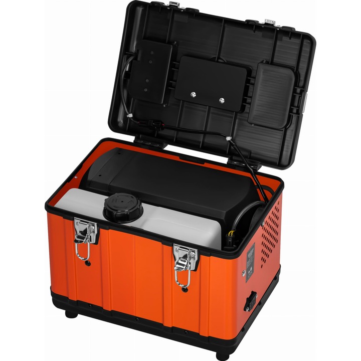 KRAFT&DELE KD11784 dízel fűtőtest, 9 kW teljesítmény, zárt égéstér, távirányító, kompakt