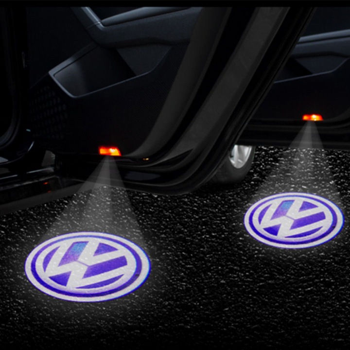 Set Proiectoare Logo Portiere Premium Veltura dedicate Volkswagen VW Golf Passat Tiguan Jetta