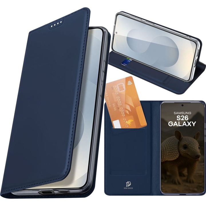 Калъф, Dux Ducis Skin Pro за Samsung Galaxy S26, Тъмно Синьо