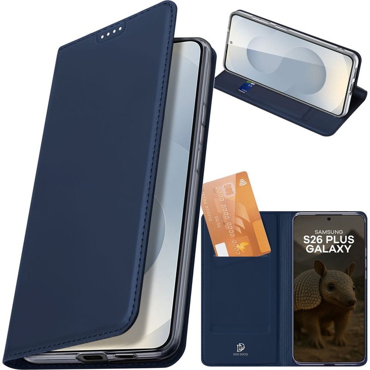Калъф, Dux Ducis Skin Pro за Samsung Galaxy S26 Plus, Тъмно Синьо