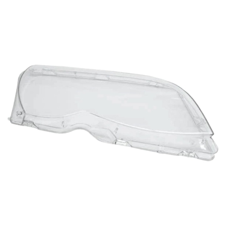 Fényszóró búra, BMW 3-as sorozat E46, átlátszó, 2002-2005, jobb oldal