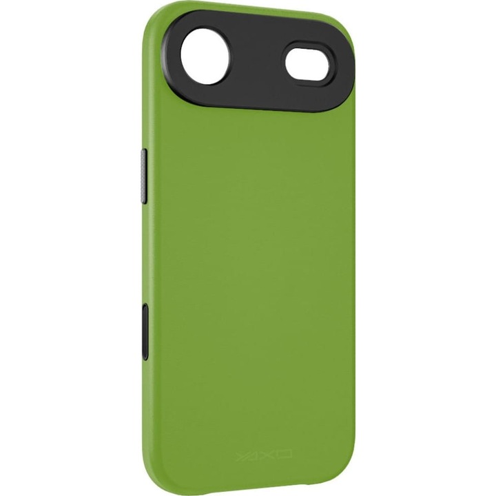 Husa, YAXO Leather Gear Slim Case Magnet pentru iPhone Air, Verde