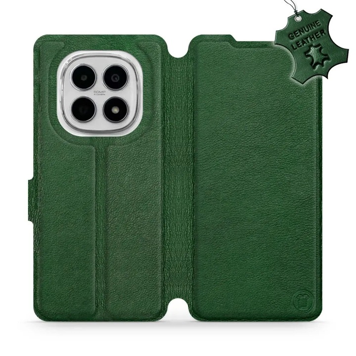 Husa, Mobiwear - Leather - L_GRS pentru Xiaomi POCO M8 5G, Verde