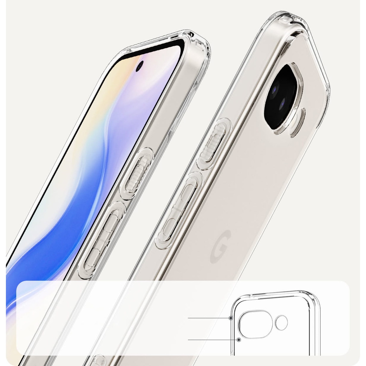 Husa, Spigen Ultra Hybrid pentru Google Pixel 10a, Transparent