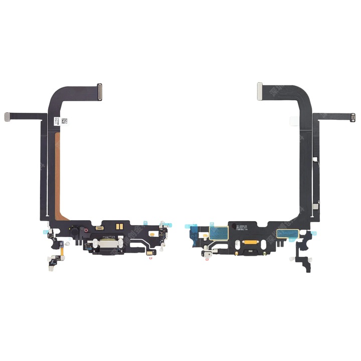 Cablu Flexibil de Inlocuire pentru Conectorul de Incarcare, negru, pentru iPhone 13 Pro Max