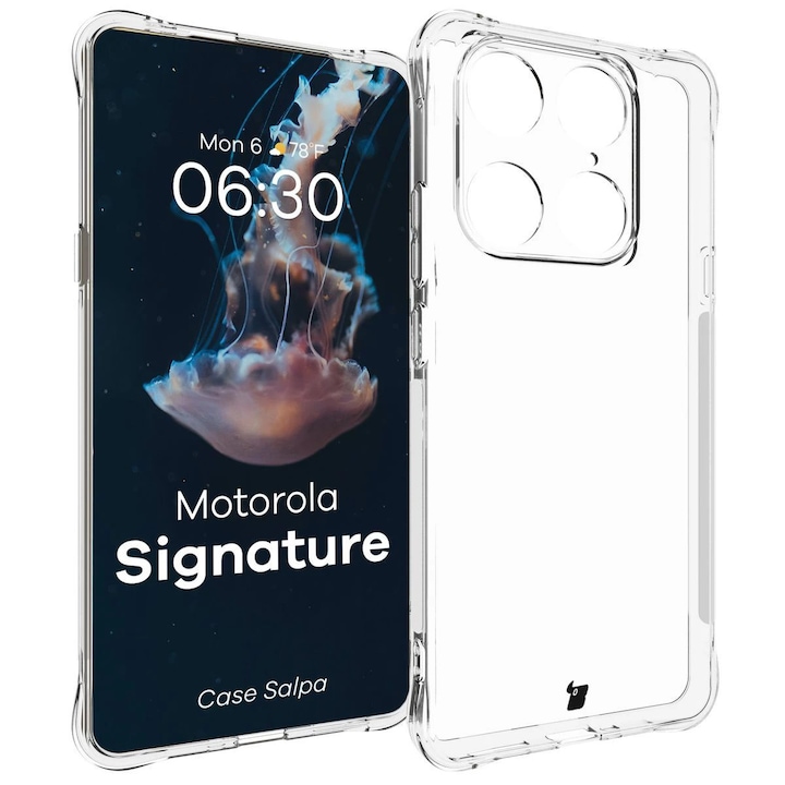 Husa, Bizon Case Salpa pentru Motorola Signature, Transparent
