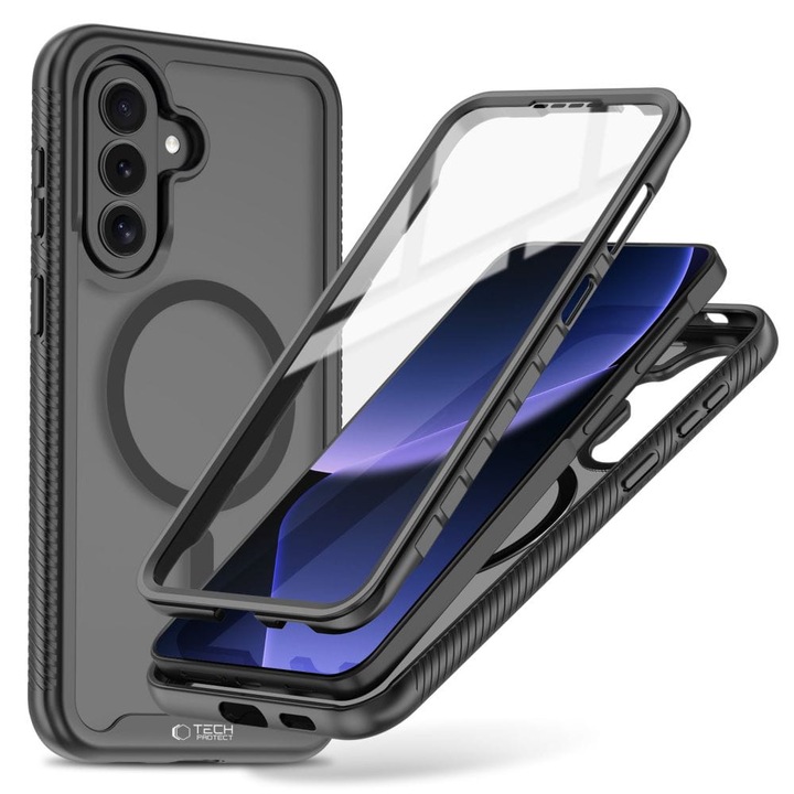 Калъф, Tech-Protect Defense за Samsung Galaxy A57 5G, Матово Черно