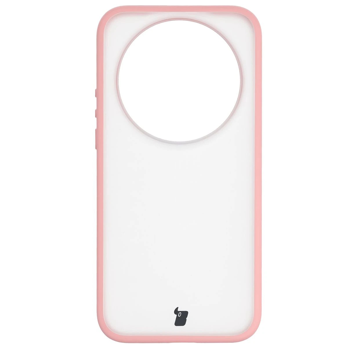 Husa, Bizon Case Angelo pentru Xiaomi 17 Ultra, Semi-Transparent Cu Rama Roz Deschis