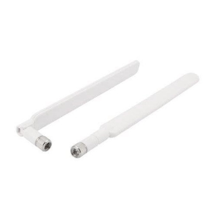 LTE antenna Huawei routerekhez, 2 db, 19cm, függőleges polarizáció, 5 dBi, fehér