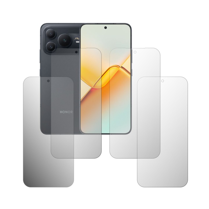 Set 4X Folie Protectie Ecran Folie24, pentru Honor Power2, 2X Ultra-Clear + 2X Mate, Acoperire Full-Display si Case-Friendly, Adezive, Flexibile cu Auto Regenerare