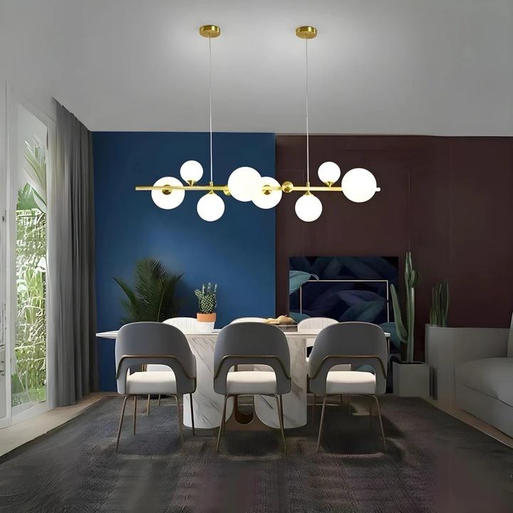 Лустра RFAN, Модел 4789/11, С 11 абажура, 11 x G9, Златен