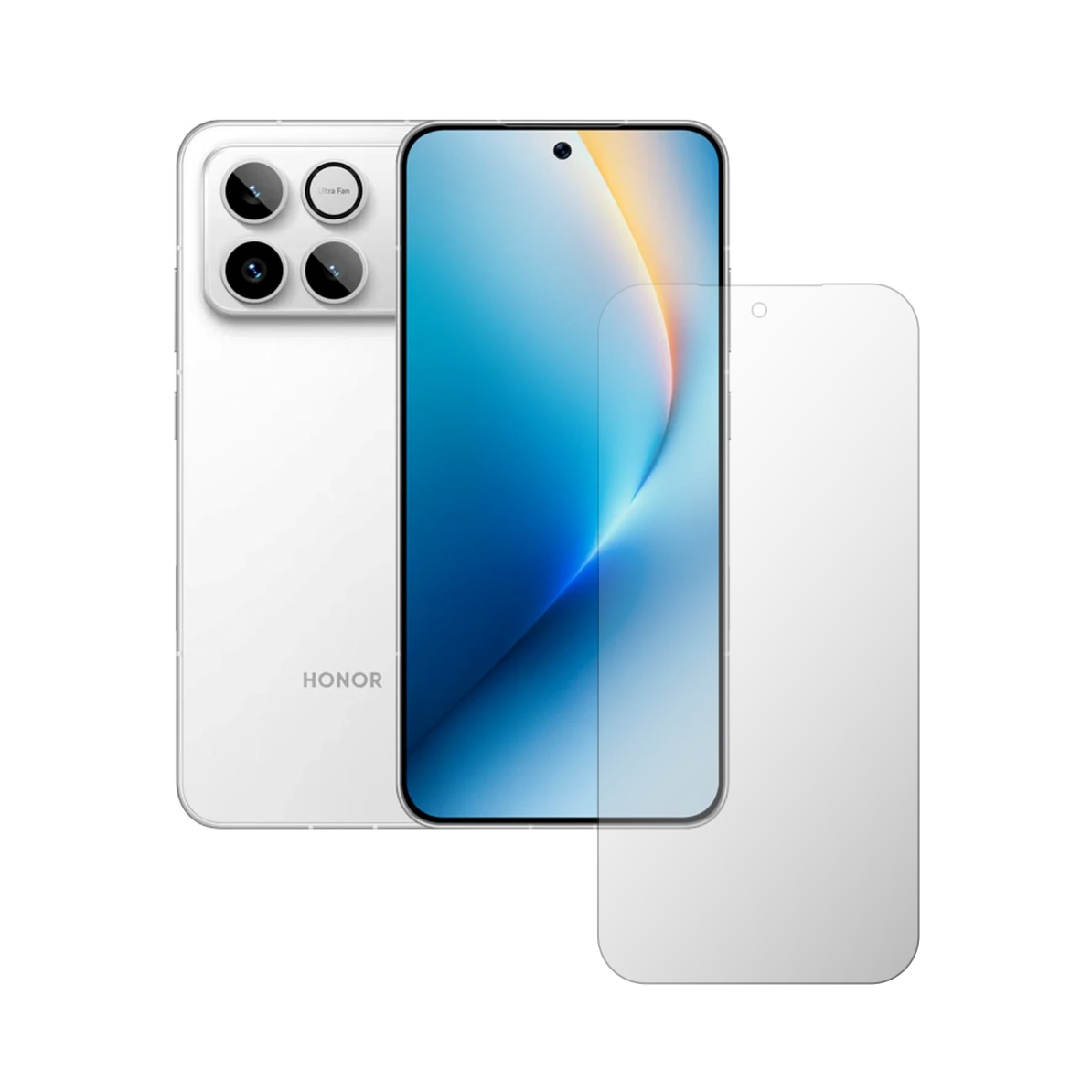 Folie Protectie Ecran Folie24, pentru Honor Win, 1X Mata, Acoperire Case-Friendly ( Compatibile cu Carcasa ), Adeziva, Flexibila Antiamprenta