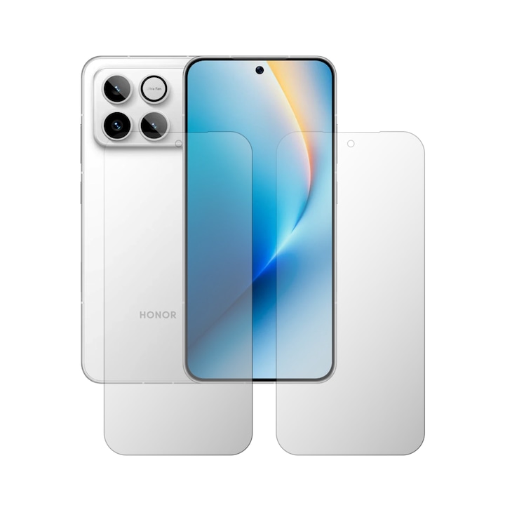 Set 2X Folie Protectie Ecran iSkinz Mata pentru Honor Win - Full Display, Siliconica Matte Anti-Amprenta, Adeziva si Flexibila