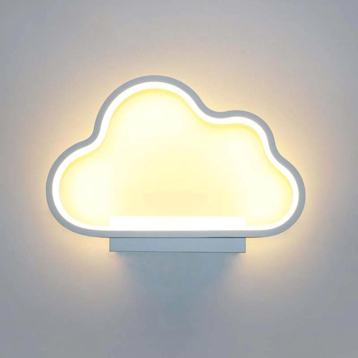 LED fali lámpa Éjjeli lámpa GYEREKEKNEK 3000K 20w - Felhő