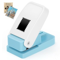 Perforator pentru stampile, forma dreptunghiulara, utilizare usoara, compact, pentru proiecte de craft, 9.8x5x3.7cm