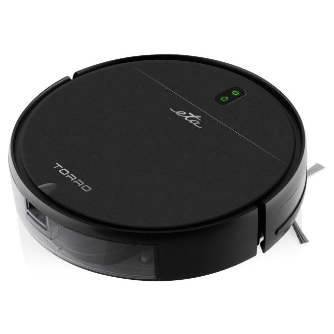 Aspirator robot și mop ETA Torro 0251 90000, Wi-Fi, motor digital, negru, 7.7cm