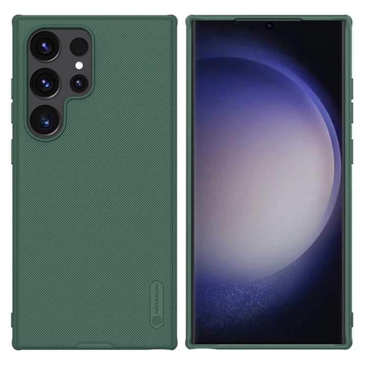 Husa telefon Strado Frosted Shield Pro pentru Samsung Galaxy S24 Ultra, verde, 165.80x82.50x2.1mm