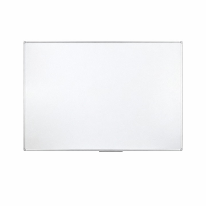 Магнитна бяла дъска 50х70 см, Алуминиева рамка, Дъска за писане с маркер за офис, училище и презентации
