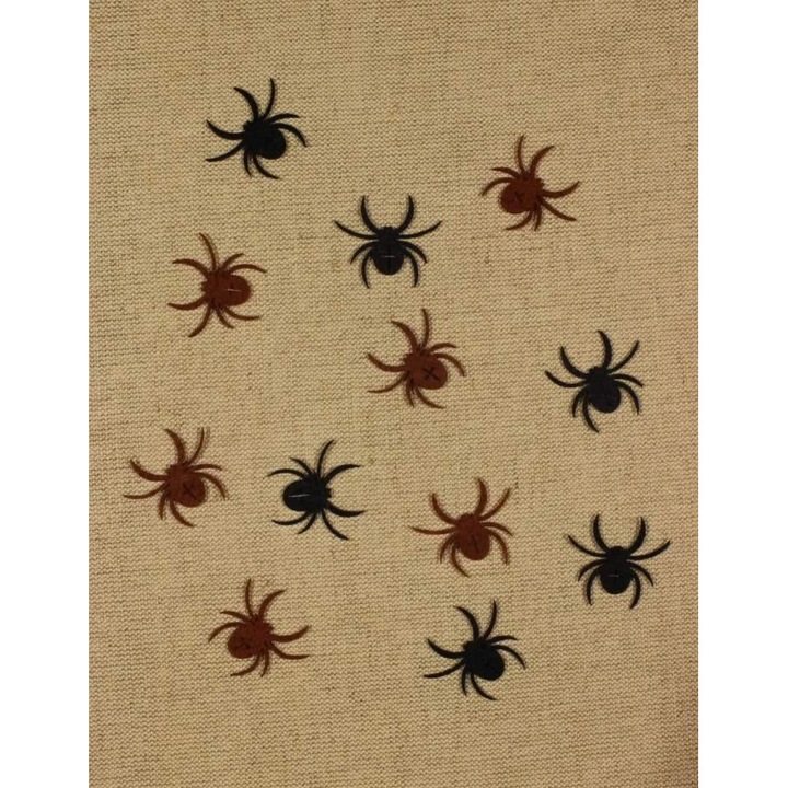 Figurină din pâslă - Mini păianjen /asortat/ (12 buc/pachet)