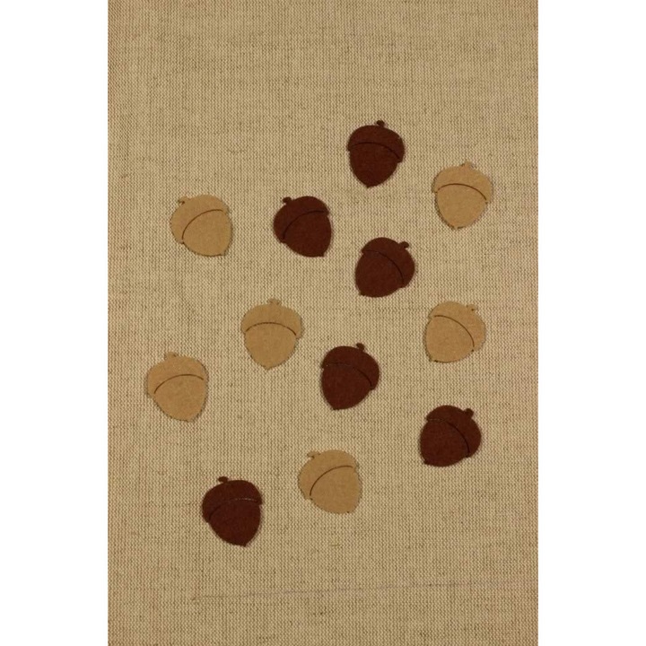 Filcfigură - Mini ghindă (12 buc/pachet)