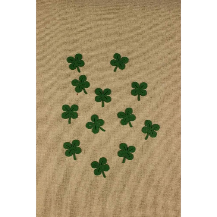 Figurină din pâslă - Trifoi mini (12 buc/pachet)