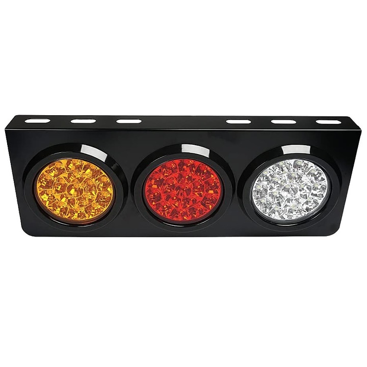 Stop LED Dinamic 12/24V cu 3 Module Camion si Remorca 46×15 cm