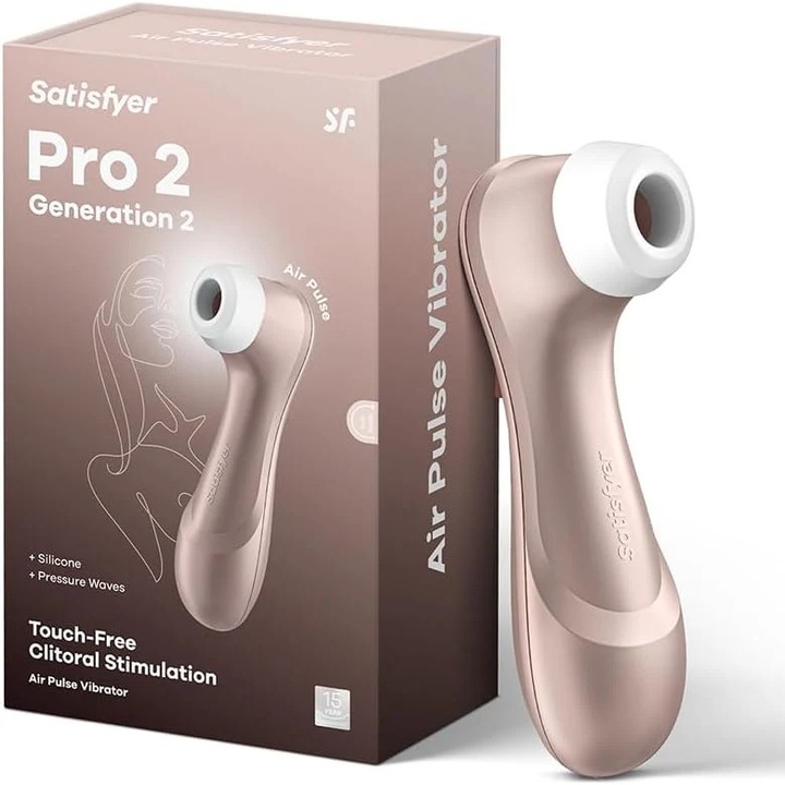 Вибратор Satisfyer Pro 2 Generation 2, 11 нива на интензивност, водоустойчив, медицински силикон