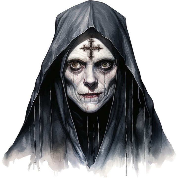 Sticker decorativ Halloween, 60x60.5cm, Negru