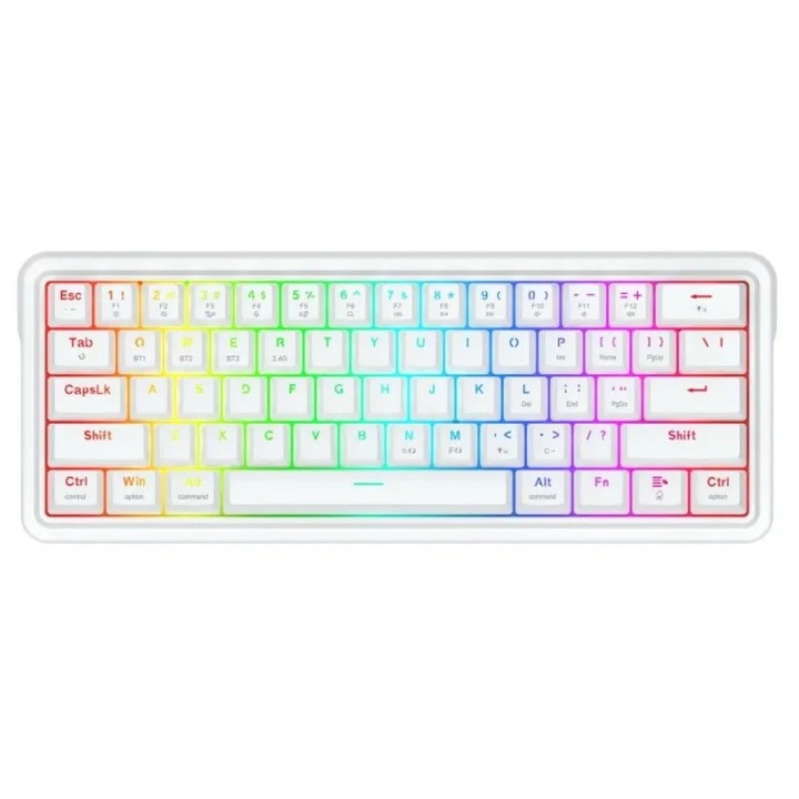 Tastatura Redragon Draconic V2 K730W-RGB-PRO Alb