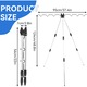Suport telescopic pentru undita, pliabil in 7 felii, suport pentru undita, suport trepied pentru undita, reglabil pe inaltime 52-115 cm, suport usor de pliat pentru sol