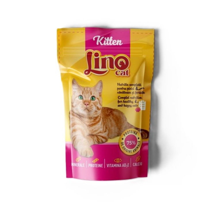 Lino Cat Kitten nedves eledel cicáknak, bárány, 85g