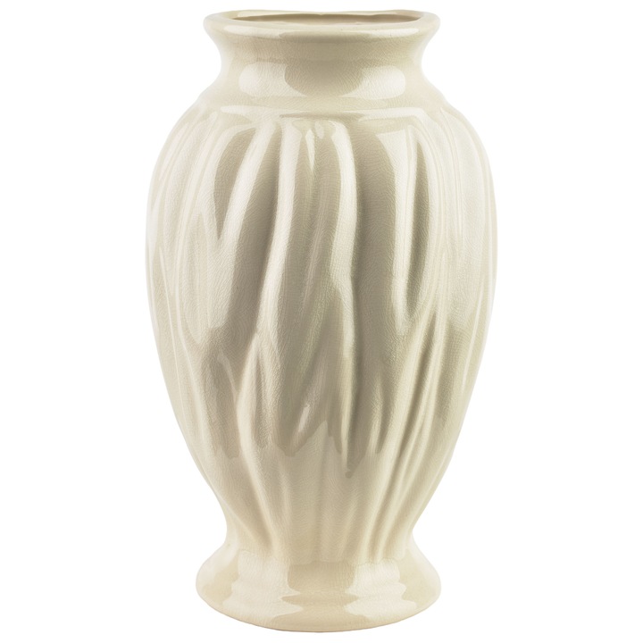 Vaza ceramica MANON Wazon 13x21x36 cm bej 1 bucata