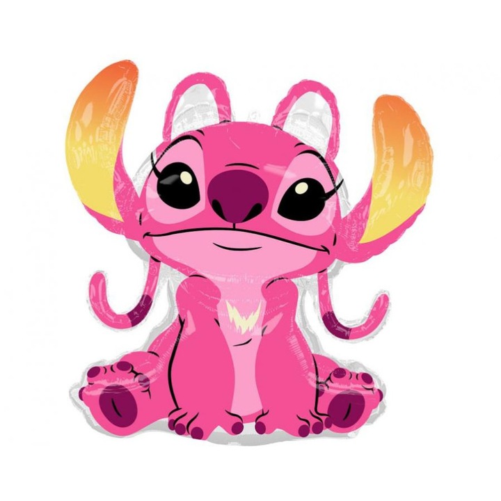 Balon folie model Angel (Stitch) 66 x 68 cm roz