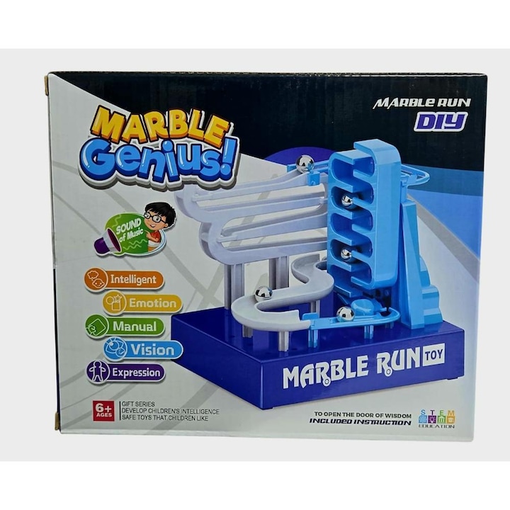 Joc-pista electrica cu bile metalice