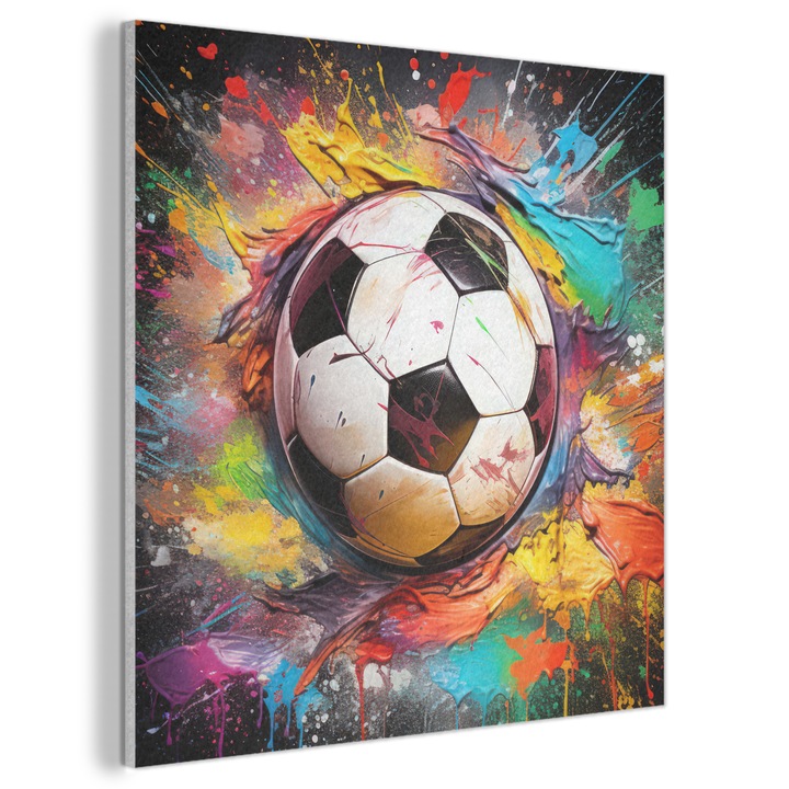 Акустична картина, Абстрактна, Декоративна, Всекидневна, Кухня, Модерно изкуство, Декорация на стени, Звукопоглъщащ панел Бял 90x90