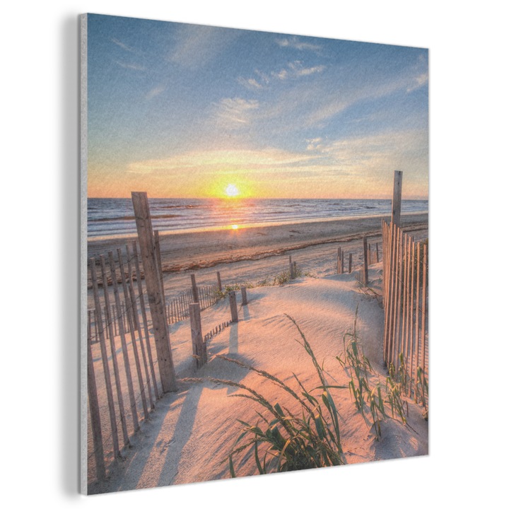 Акустична картина, Абстрактна, Декоративна, Всекидневна, Кухня, Модерно изкуство, Декорация на стени, Звукопоглъщащ панел Бежов 90x90