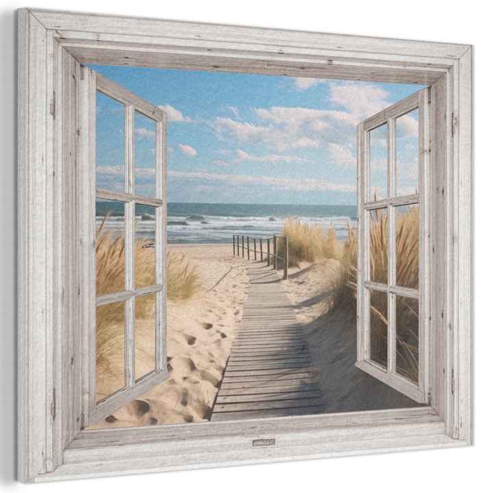 Акустична картина, Абстрактна, Декоративна, Всекидневна, Кухня, Модерно изкуство, Декорация на стени, Звукопоглъщащ панел Бежов 80x60