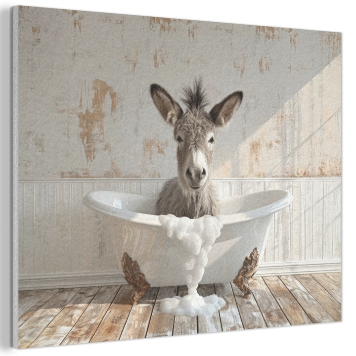 Акустична картина, Абстрактна, Декоративна, Всекидневна, Кухня, Модерно изкуство, Декорация на стени, Звукопоглъщащ панел Бял 100x70