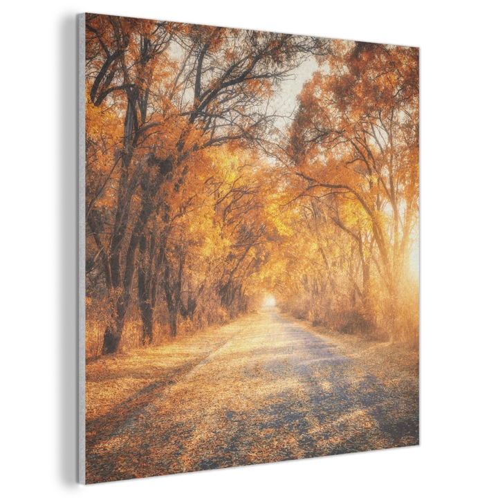 Акустична картина, Абстрактна, Декоративна, Всекидневна, Кухня, Модерно изкуство, Декорация на стени, Звукопоглъщащ панел Кехлибар 90x90